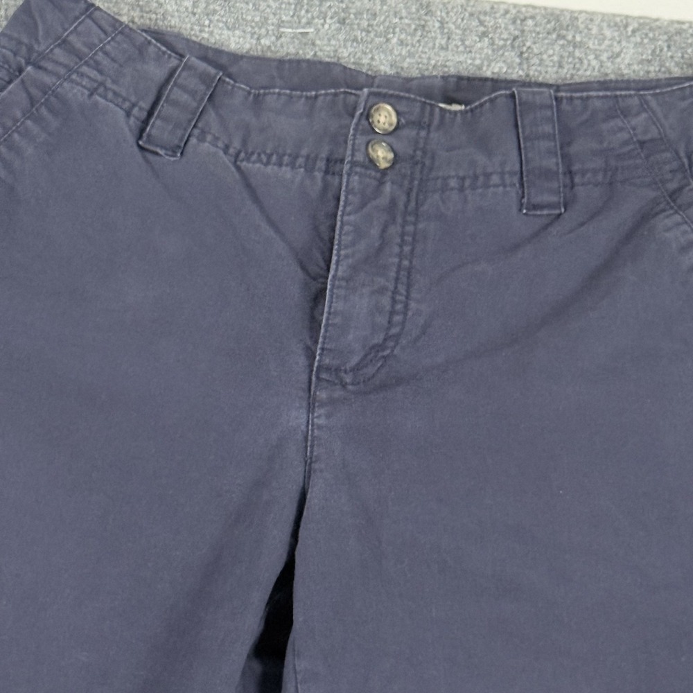 Duck Head Pants Womens 8 Navy Blue Straight Leg‎ Casual Stretch Chino Classic